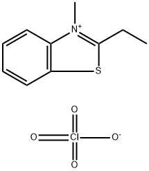 2-乙基-3-甲基苯并[D]噻唑-3-鎓高氯酸盐 结构式