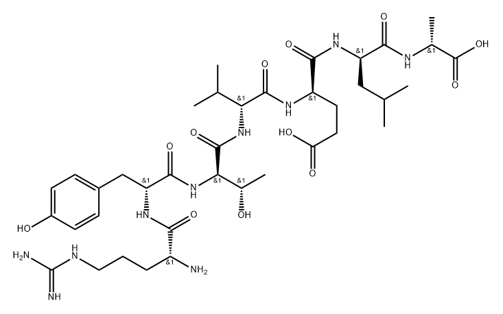 D-Alanine, D-arginyl-D-tyrosyl-D-threonyl-D-valyl-D-α-glutamyl-D-leucyl-|868844-53-5