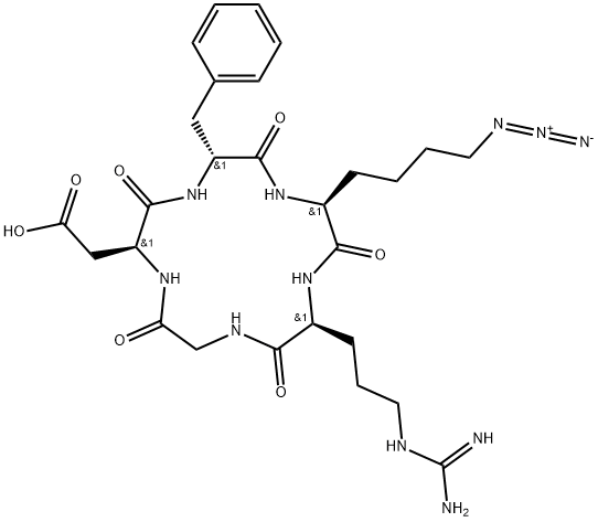 RGD-叠氮环肽 结构式