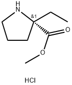 L-Proline, 2-ethyl-, methyl ester, hydrochloride (1:1),869001-79-6,结构式