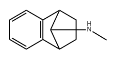 9-EXOMETHYLAMINO-BENZOBICYCLO(2,2,1)-HEPTANE 结构式