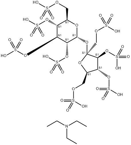 Sucrose Octasulfate Octatriethylamine Salt (>90%) Struktur