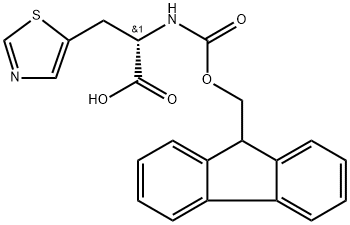 FMOC-3-ALA(5-THIAZOYL)-OH,870010-07-4,结构式