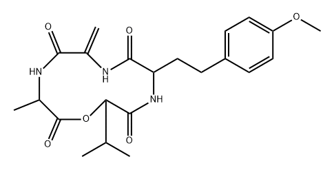 (2-amino-4-(4-methoxyphenyl)butanoic acid)-AM toxin I,87105-09-7,结构式