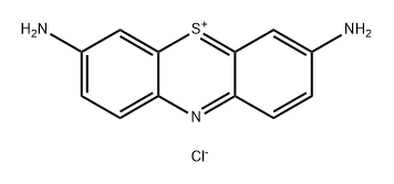 Phenothiazin-5-ium, 3,7-diamino-, chloride (1:1), homopolymer Structure