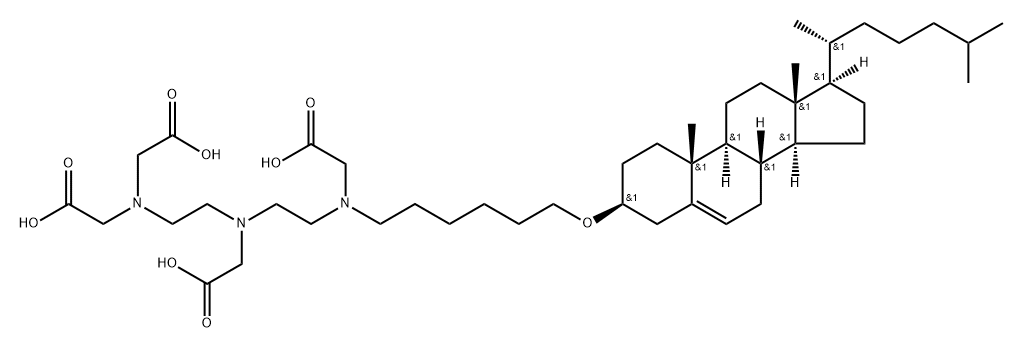 3-cholesteryl 6-(N-iminobis(ethylenenitrilo)tetracetic acid)hexyl ether|