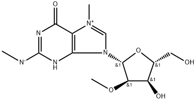 N2,7,2'-O-trimethylguanosine 结构式