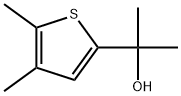 α,α,4,5-Tetramethyl-2-thiophenemethanol Struktur