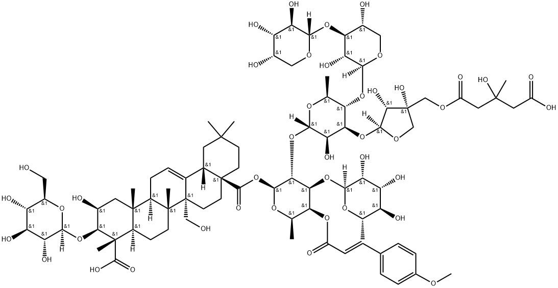 Onjisaponin J Structure