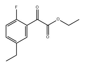ethyl 2-(5-ethyl-2-fluorophenyl)-2-oxoacetate Structure