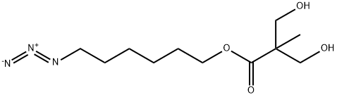 POLYESTER BIS-MPA DENDRON, 2 HYDROXYL, 1 AZIDE 结构式