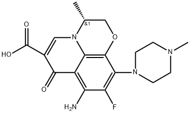 7H-Pyrido[1,2,3-de]-1,4-benzoxazine-6-carboxylic acid, 8-amino-9-fluoro-2,3-dihydro-3-methyl-10-(4-methyl-1-piperazinyl)-7-oxo-, (3R)-|安妥沙星 杂质A