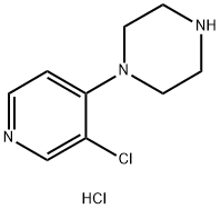 1-(3-chloropyridin-4-yl)piperazine HCl Struktur