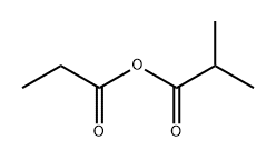 Propanoic acid, 2-methyl-, anhydride with propanoic acid Structure