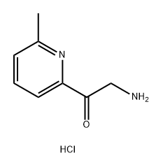 Ethanone, 2-amino-1-(6-methyl-2-pyridinyl)-, hydrochloride (1:2) 化学構造式