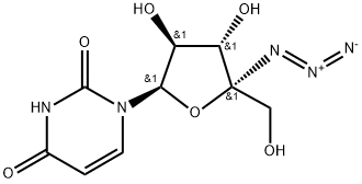 2,4(1H,3H)-PyriMidinedione, 1-(4-C-azido-β-D-arabinofuranosyl)- (9CI) Structure