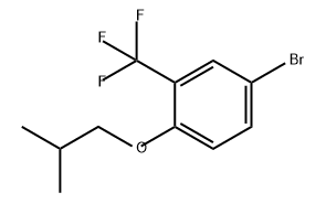 4-Bromo-1-isobutoxy-2-(trifluoromethyl)benzene Structure