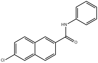 6-Chloro-N-phenyl-2-naphthalenecarboxamide Structure