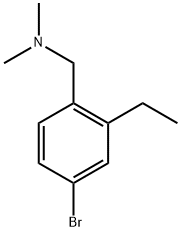 1-(4-bromo-2-ethylphenyl)-N,N-dimethylmethanamine Structure