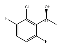 Benzenemethanol, 2-chloro-3,6-difluoro-α-methyl-, (αS)-,877399-97-8,结构式