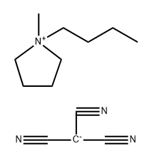 1‐BUTYL‐1‐METHYLPYRROLIDINIUM TRICYANOMETHANIDE Structure