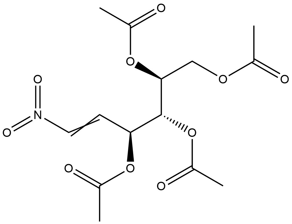 L-arabino-Hex-1-enitol, 1,2-dideoxy-1-nitro-, 3,4,5,6-tetraacetate