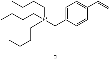 Phosphonium, tributyl[(4-ethenylphenyl)methyl]-, chloride (1:1)|(4-乙烯基苯基)甲基] 三丁基膦氯化盐(1:1)