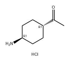 Ethanone, 1-(trans-4-aminocyclohexyl)-, hydrochloride (1:1), 879876-86-5, 结构式