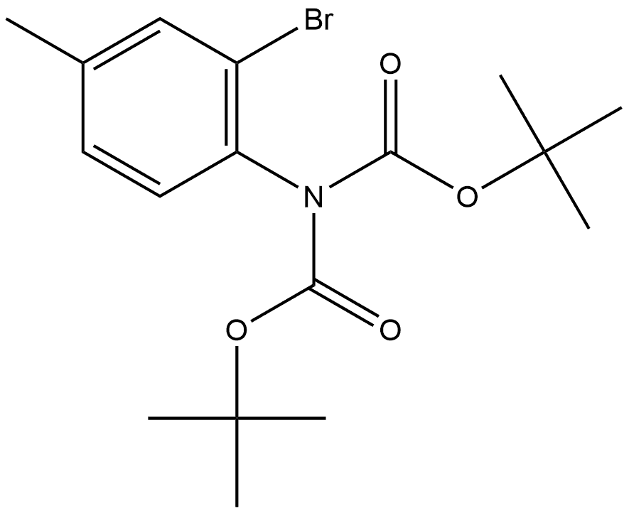 Imidodicarbonic acid, 2-(2-bromo-4-methylphenyl)-, 1,3-bis(1,1-dimethylethyl) ester