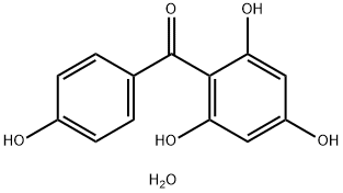 (4-Hydroxyphenyl)(2,4,6-trihydroxyphenyl)methanone(Monohydrate) Struktur
