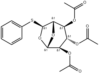 .beta.-D-Glucopyranose, 1,6-anhydro-6-C-(phenylthio)-, triacetate, (6S)-|