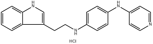 JNJ 26854165 dihydrochloride 化学構造式