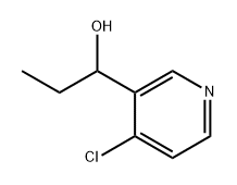3-Pyridinemethanol, 4-chloro-α-ethyl- Structure