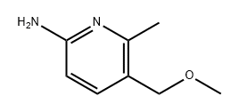 5-(methoxymethyl)-6-methylpyridin-2-amine Structure