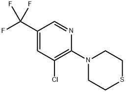 4-(3-chloro-5-(trifluoromethyl)pyridin-2-yl)thiomorpholine Structure