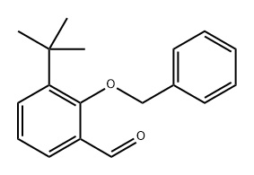 2-(Benzyloxy)-3-(tert-butyl)benzaldehyde Structure