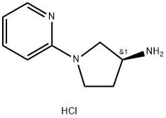 3-Pyrrolidinamine, 1-(2-pyridinyl)-, hydrochloride (1:2), (3S)-|