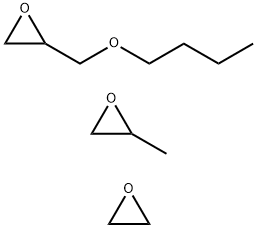 丁氧甲基环氧乙烷与环氧丙烷和环氧乙烷的聚合物,88752-54-9,结构式
