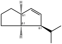 Pentalene, 1,3a,4,5,6,6a-hexahydro-1-(1-methylethyl)-, (1alpha,3aba,6aba)- (9CI) 结构式
