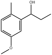 Benzenemethanol, α-ethyl-5-methoxy-2-methyl- Structure