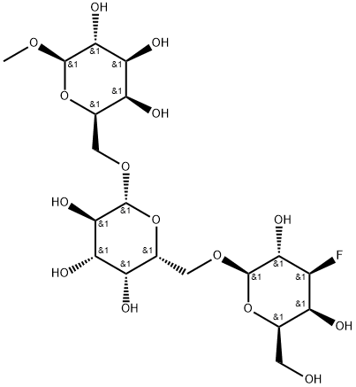 methyl-O-(3-deoxy-3-fluorogalactopyranosyl)(1-6)galactopyranosyl(1-6)galactopyranoside|