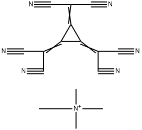 Methanaminium, N,N,N-trimethyl-, salt with 2,2',2''-(1,2,3-cyclopropanetriylidene)tris[propanedinitrile] (1:1) (9CI),89187-04-2,结构式