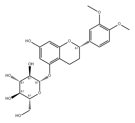 89289-91-8 [(S)-2-(3,4-Dimethoxyphenyl)-3,4-dihydro-7-hydroxy-2H-1-benzopyran-5-yl]β-D-glucopyranoside
