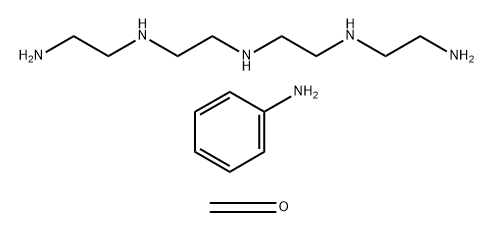 Formaldehyde, polymer with N-(2-aminoethyl)-N'-[2-[( 2-aminoethyl)amino]ethyl]-1,2-ethanediamine and benzenamine Struktur