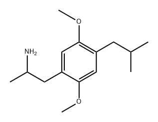 1-(2,5-dimethoxy)-4-(2-methylpropyl)phenyl-2-aminopropane Structure