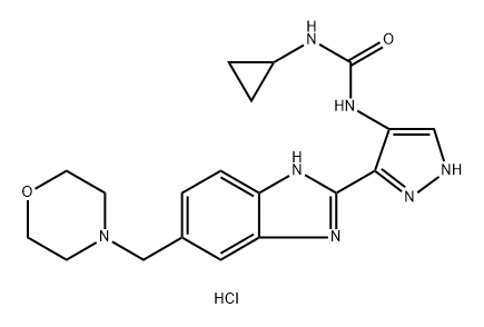 AT 9283, (HCl salt) Structure