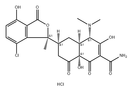 ISOCHLORTETRACYCLINE HYDROCHLORIDE, CAN BE USED AS SECONDARY STANDARD, 97|异四环素