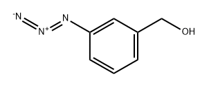 3-アジドベンジルアルコール 化学構造式