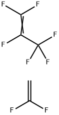 1,1,2,3,3,3-六氟-1-丙烯与1,1-二氟乙烯的聚合物,9011-17-0,结构式