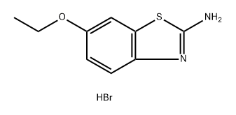 2-Benzothiazolamine, 6-ethoxy-, hydrobromide (1:1) Struktur
